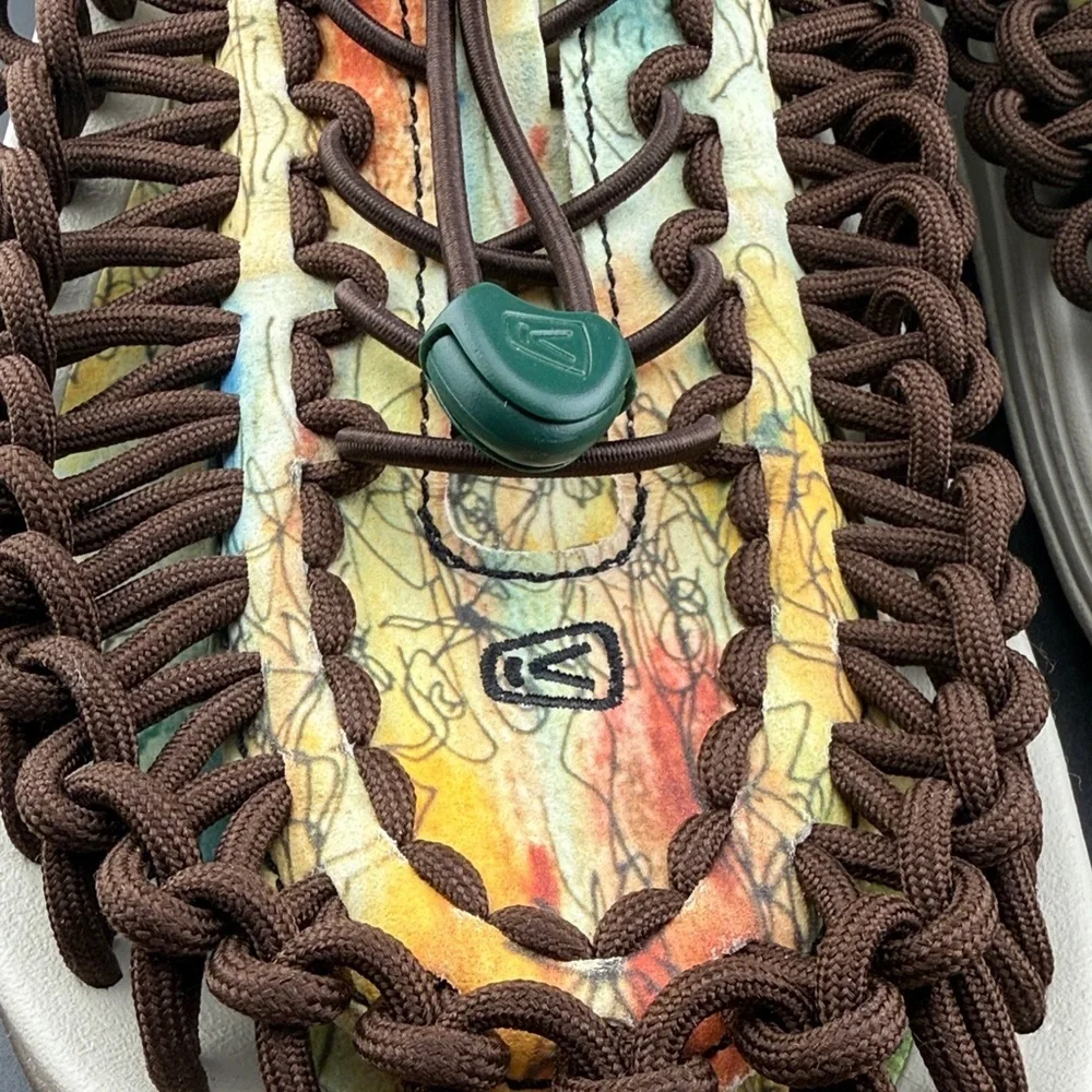 Keen Uneek Size 10 Jerry Garcia Paracord Outdoor Sport Trail Sandals